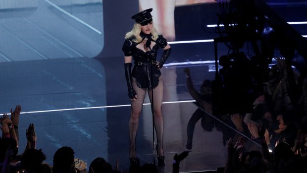 Madonna na udílení cen MTV Video Music Awards v roce 2021