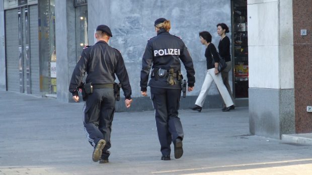 Rakouská policie ve Vídni (Ilustrační snímek)