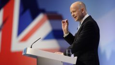 Britský ministr zahraničí William Hague na sjezdu konzervativců