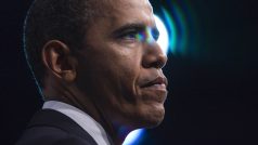 Prezident Barack Obama před projevem v americko-izraelském výboru pro veřejné záležitosti