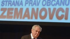 Prezident Miloš Zeman na sjezdu SPOZ