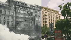 Nepoužívat - juxtapose 1968/2018 - Václavské náměstí 41, Palác knih Luxor