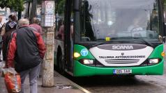 Autobusy v estonském Tallinnu