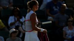 Petra Kvitová končí na Wimbledonu ve druhém kole.