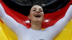 Kristina Vogelová na mistrovství světa v roce 2017.