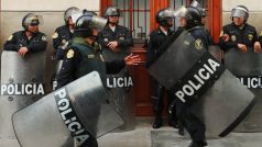 Peruánští policisté (ilustrační foto)