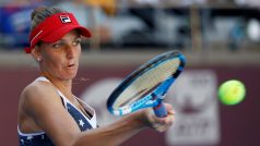 Karolína Plíšková na turnaji v čínském Tchien-ťinu