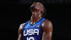 Zklamaný americký basketbalista Edrice Adebayo.