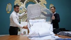 Počítání hlasů při volbách v Rusko v roce 2021