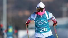 Veronika Zvařičová na tréninku v Alpensia Biathlon Centre před zahájením zimních olympijských her v jihokorejském Pchjončchangu.