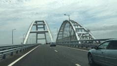 Krymský most krátce po otevření v květnu 2018