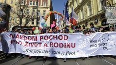 Pochod za život a rodinu v Praze