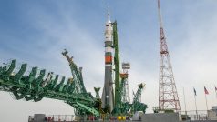 Raketová loď Sojuz MS-16, která míří na Mezinárodní vesmírnou stanici