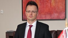 Maďarský ministr zahraničí Péter Szijjártó.
