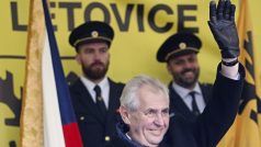 Návštěvou jihomoravských Letovic prezident Miloš Zeman zakončil výjezdy do krajů ve svém prvním funkčním období