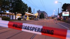 Ulice v Drážďanech, na které se našla nevybuchlá munice