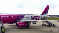 Letadlo společnosti Wizz Air (ilustrační foto)