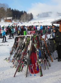 Skiareál v Olešnici