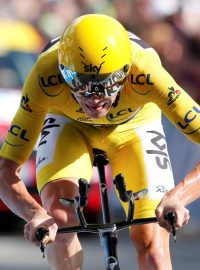 Celkový vítěz Tour de France 2016 Brit Chris Froome