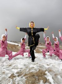 Dívčí wushu klub z Kábulu