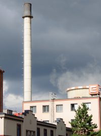 Teplárna Trmice poblíž Ústí nad Labem