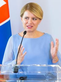 Slovenská prezidentka Zuzana Čaputová