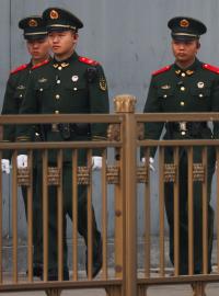 Čínští policisté (ilustrační foto)