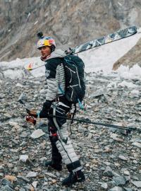 Andrzej Bargiel  při svém výstupu na K2