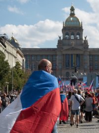 Protivládní demonstrace neparlamentní strany PRO (16. září 2023)