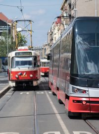 Tramvajová doprava, ilustrační foto