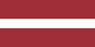 Vlajka státu Lotyšsko