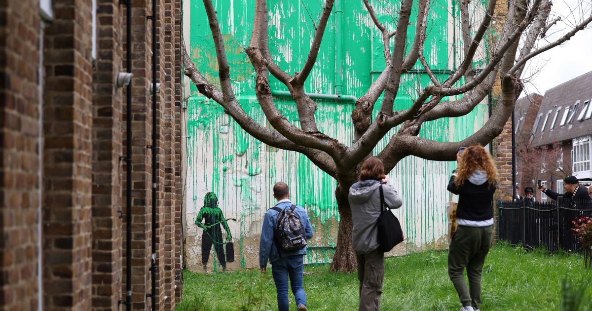 Banksy a regardé indirectement une autre fresque murale |  iRADIO