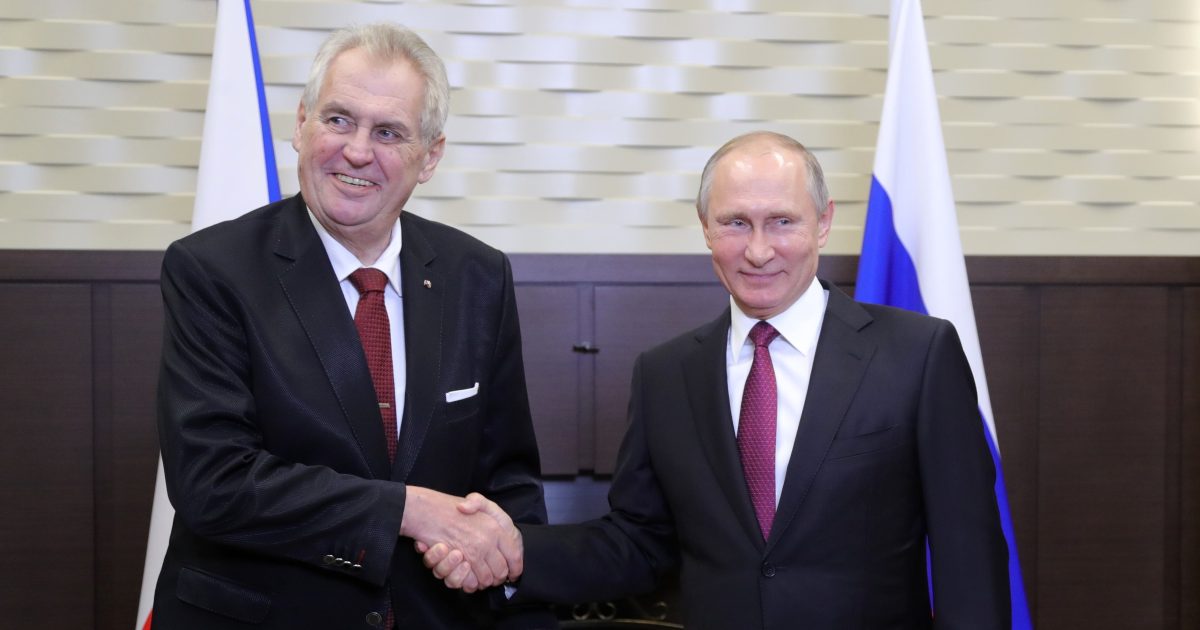 Setkání Miloše Zemana s Vladimirem Putinem v listopadu 2017 v Rusku v Soči