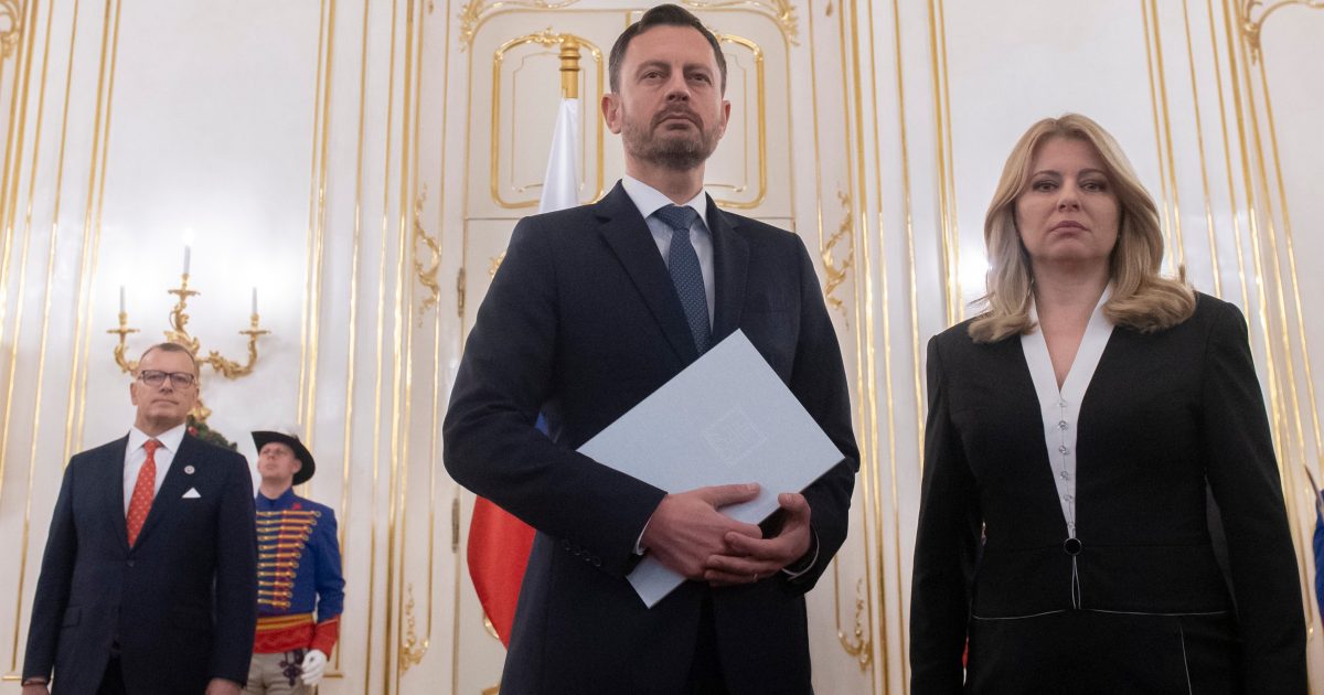 Il presidente Čaputová ha sciolto il governo di Heger.  Ha chiesto elezioni anticipate nel primo semestre |  iRADIO