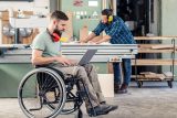 hendikepovaní, vozíčkář, práce, zdravotní postižení (ilustrační foto)