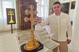 Haptický model Závišova kříže v klášteře ve Vyšším Brodě a jeho autor Jaroslav Svoboda