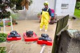 V obci Bor na Karlovarsku pomáhali hasiči odčerpat vodu