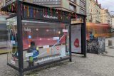 Místo Palackého náměstí Velikonoční. Pražská tramvajová zastávka se tematicky proměnila Místo Palackého náměstí Velikonoční. Pražská tramvajová zastávka se tematicky proměnila