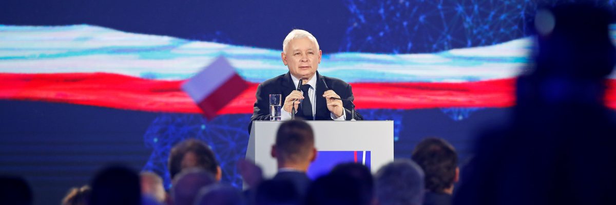 Předseda polské vládnoucí strany Právo a spravedlnost Jarosław Kaczyński