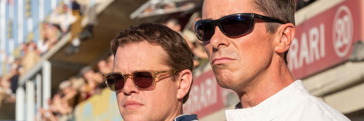 Matt Damon a Christian Bale ve filmu Le Mans &#039;66