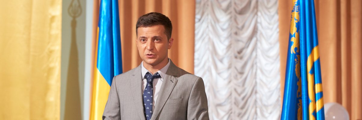 Televizní ukrajinský prezident Vasilij Goloborodko