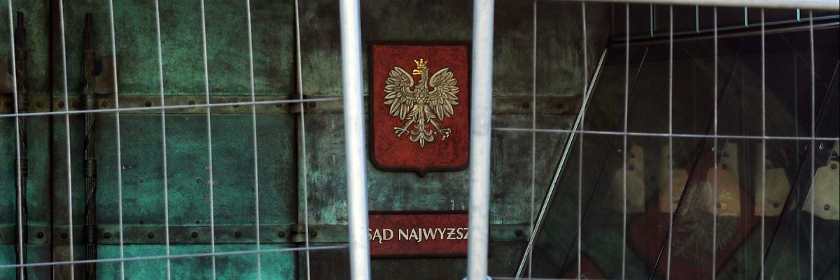 Sídlo polského nejvyššího soudu ve Varšavě.