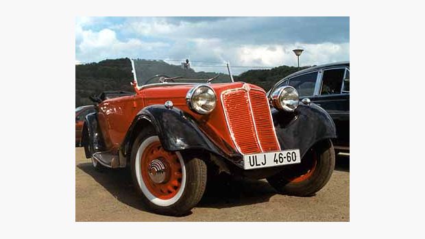 Historický automobil značky Tatra