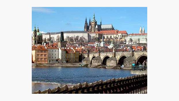 Pražský hrad a Karlův most