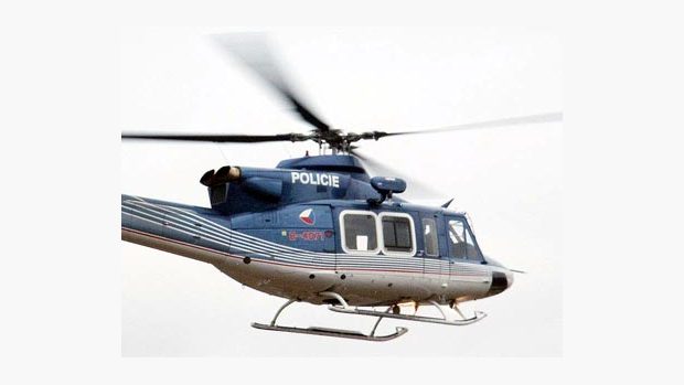 Policejní vrtulník Bell 412 HP