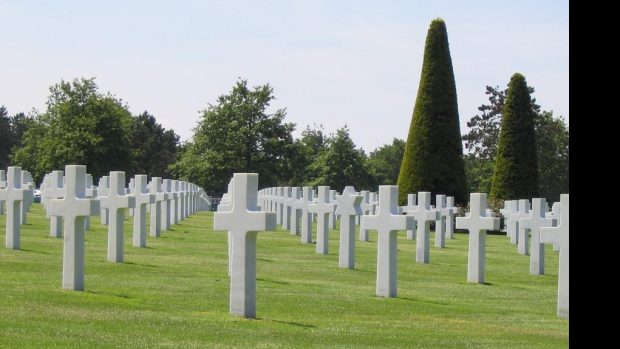 Americký vojenský hřbitov v Colleville-sur-Mer