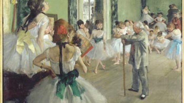 Edgar Degas, La classe de danse, 1873-76