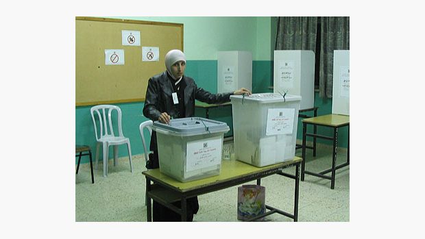 Volby v Evangelické škole v Ramalláhu