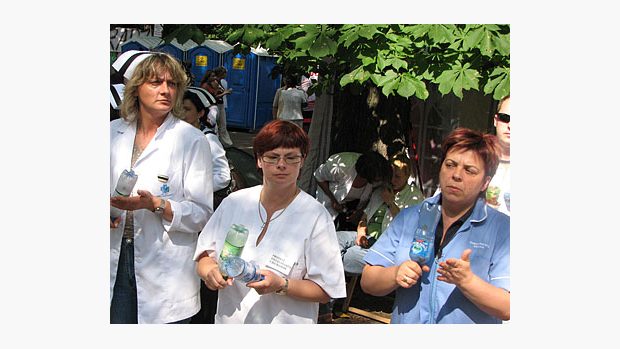 Protest polských zdravotních sester