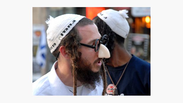 Židovský svátek Purim - karneval v Jeruzalémě